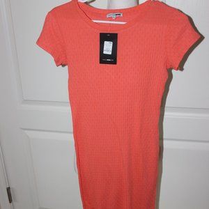 Coral Cotton Dress